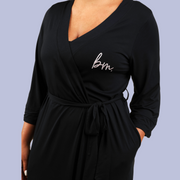 The Bamboo Robe Black